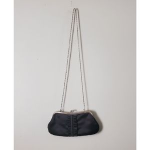 Liz Claiborne | Kiss Clasp Ruffle Small Evening Crossbody Clutch Bag Purse